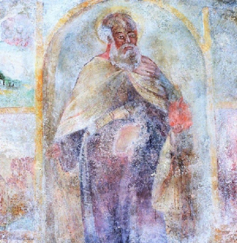 Affresco di Sant'Elia profeta
