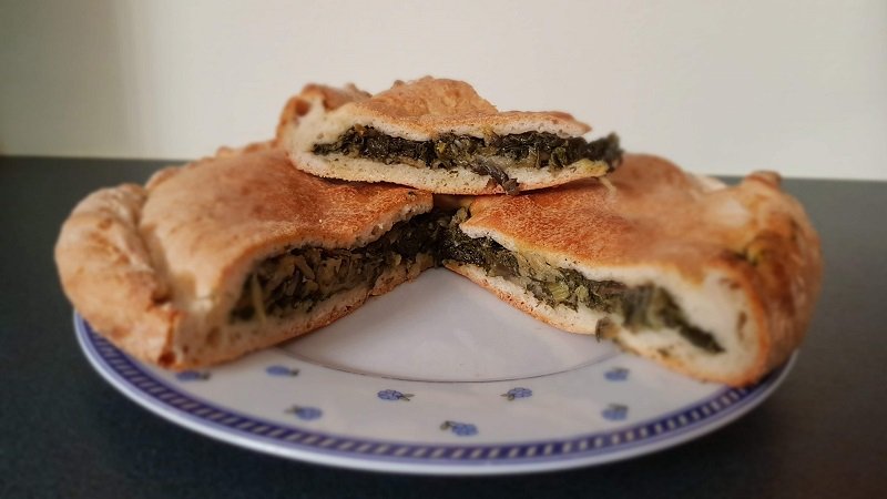 Pizza con le bietole